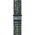 Apple Watch 41mm jasně zelený/modrý provlékací sportovní řemínek Nike MTL03ZM/A – Zboží Živě