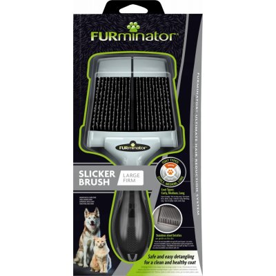 FURminator Kartáč pro psy a kočky Firm L – Zboží Dáma
