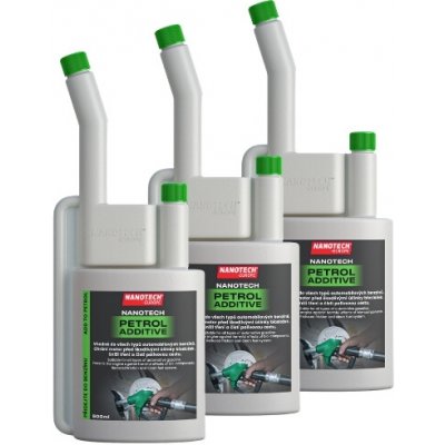 NANOTECH-EUROPE Aditivum do benzínu 3 x 500 ml – Sleviste.cz