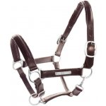 Kožená ohlávka UMBRIA EQUITAZIONE se štítkem na jméno brown – Zboží Dáma