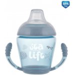 Canpol babies nevylévací hrníček se silikonovým ventilem sea life 56/501 grey 230 ml – Zbozi.Blesk.cz