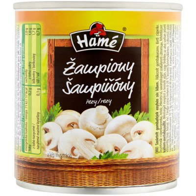 Hamé Žampiony krájené 212 ml – Zbozi.Blesk.cz