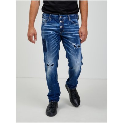 Dsquared2 Modré pánské straight fit džíny