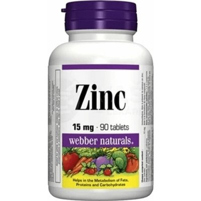 Webber Naturals Zinc 15 mg 90 tablet