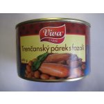 Viva Trenčanské párek s fazolí 400 g – Zboží Dáma