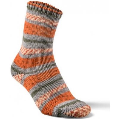Kreibich&Fellhof Vlněné ponožky BUNT oranžová