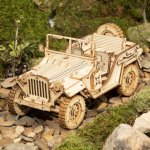 Robotime Rokr 3D Vojenské auto MC701 369ks – Sleviste.cz