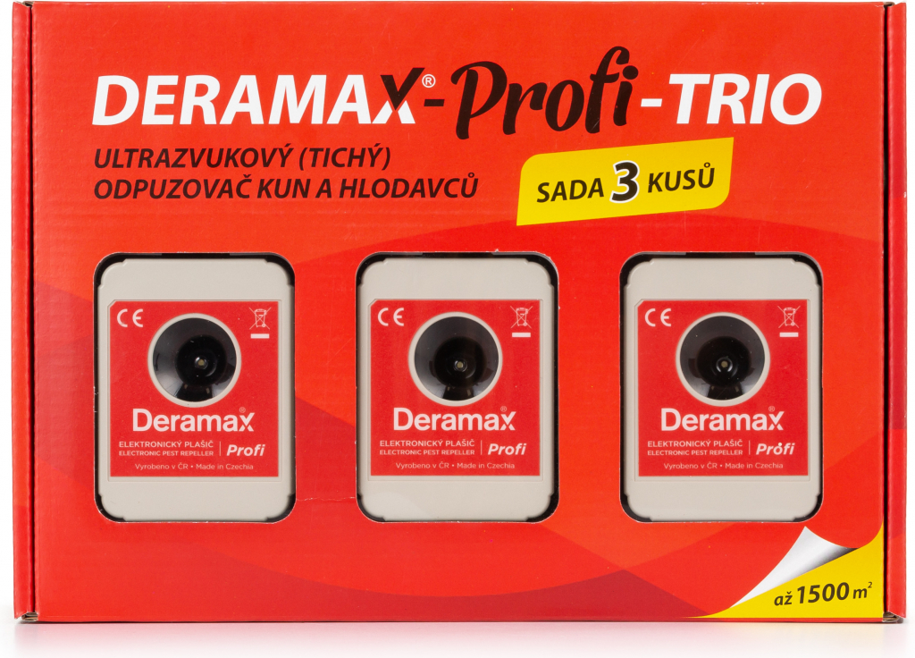 Deramax-Profi-Trio Sada 3 ks plašičů Deramax-Profi 0180