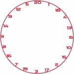 Bullet Custom Number Ring náhradní kruh s čísly pro sisalové terče red – Sleviste.cz