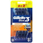 Gillette Blue3 Plus Comfort 8 ks – Zboží Dáma