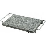 Grilovací kámen GRANIT L s drážkou a držákem 30x20x1,65cm, 14070 – Sleviste.cz