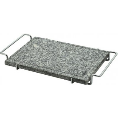 Grilovací kámen GRANIT L s drážkou a držákem 30x20x1,65cm, 14070 – Sleviste.cz