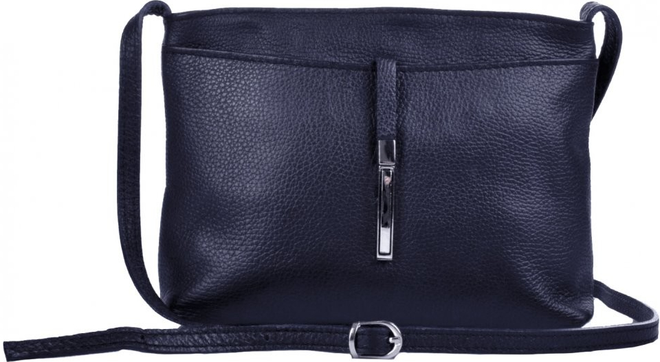 Maxfly dámská malá kožená kabelka přes rameno 5085 tmavě modrá