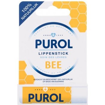 Purol Lipstick Bee unisex ochranný balzám na rty s včelím voskem 4,8 g