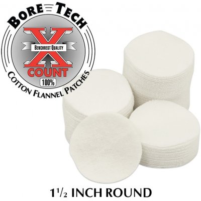 BoreTech Bavlněné kulaté vytěráky X-Count .25-.284 1000ks) – Zboží Mobilmania
