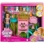 Barbie Hřiště pejsků Stacie Filmová sada HRM10 – Zboží Dáma