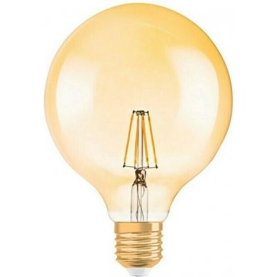 Osram Vintage 1906 LED světelný zdroj, 4 W, 410 lm, teplá bílá, E27 LED RETROFIT 1906 GLOBE 35 4W/8TB E – Zboží Živě