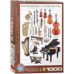 EuroGraphics Nástroje orchestru Instruments of the Orchestra 1000 dílků – Hledejceny.cz