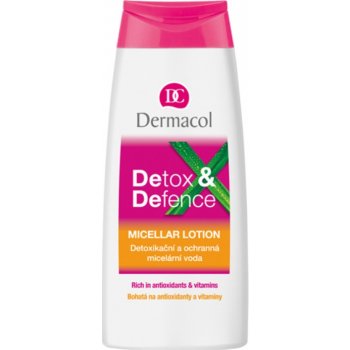 Dermacol Detox & Defence micellar lotion detoxikační a ochranná micelární voda 200 ml