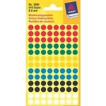 Avery Zweckform Etikety na různá značení 416 ks různobarevné 8 mm kulaté 3090 – Zboží Dáma