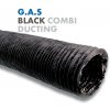 Tvarovka Global Air Supplies Vzduchové potrubí G.A.S. Combiflex Black 10m Průměr: 160mm