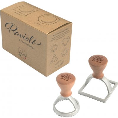 Marcato Ravioli Cutters Classic Sada vykrajovátek na ravioli / sušenky Round + Square – Hledejceny.cz