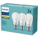 Philips klasik, 9W, E27, teplá bílá 3ks