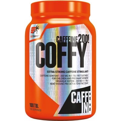 Extrifit Coffy 200 mg podpora sportovního výkonu 100 tbl