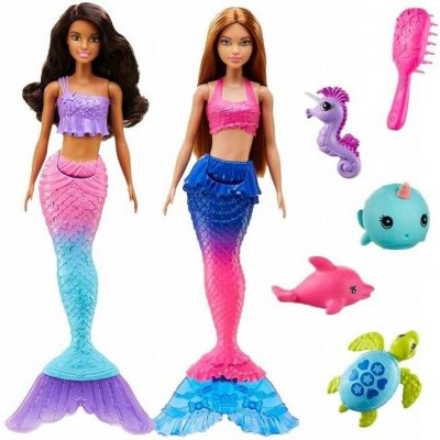 Barbie Siréna dobrodružství 2 panenky a doplňky Sada – Zboží Dáma