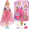 Panenka Barbie Barbie Adventure Stylová princezna s korunkou