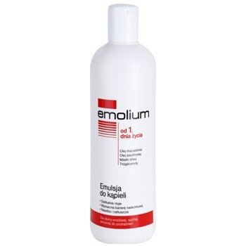 Emolium Wash & Bath emulze do koupele pro suchou a citlivou pokožku From the First Day of Life 400 ml