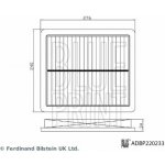 Vzduchový filtr BLUE PRINT ADBP220233 – Hledejceny.cz