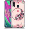 Pouzdro a kryt na mobilní telefon Samsung Pouzdro Head Case Samsung Galaxy A40 Yin a Yang Floral