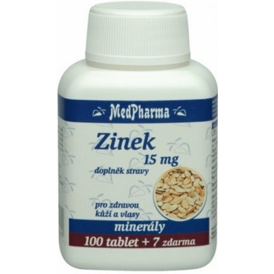 MedPharma Zinek 15 mg 107 tablet – Hledejceny.cz