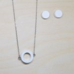 Fifle zero náhrdelník náušnice 886 bílá – Zbozi.Blesk.cz