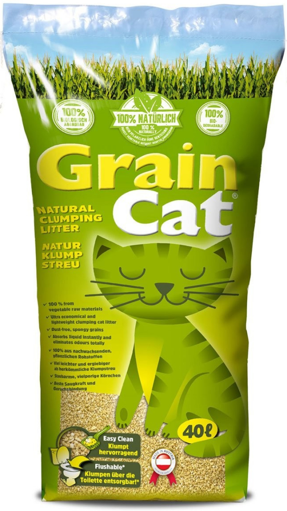 Green Cat přírodní podestýlka pro kočky 40 l