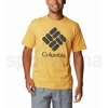 Pánské Tričko Columbia CSC Basic Logo Short Sleeve žlutá