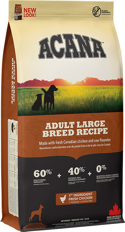 Acana Dog Recipe Adult Large Breed 17 kg