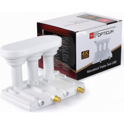 Opticum LNB Triple Monoblock 3° Twin ROBUST – Zboží Živě