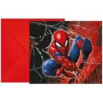 Pozvánky a obálky Spiderman - World of Web 6 ks – Hledejceny.cz
