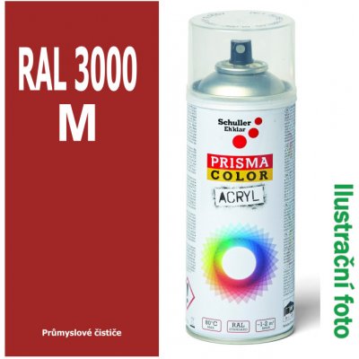 Schuller Ehklar Sprej ohnivě červená matná 400ml, odstín RAL 3000M, barvy ve spreji PRISMA COLOR 91005 – Sleviste.cz