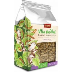 Vitapol Vita Herbal Larvy moučných červů pro hlodavce 80 g