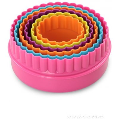 CREMO | oboustranná vykrajovátka KOLEČKA | hladká & vlnitá | 6 ks – Zboží Dáma