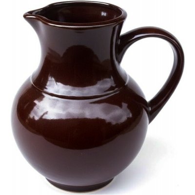 Keramikaportal Džbán keramický na pivo,vodu nebo víno 4 l hnědá – Zboží Mobilmania