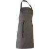 Zástěra Premier Workwear Klasická zástěra za krk PR150 Dark Grey Pantone 431 72x86cm