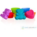 BANQUET Sada silikonových formiček CULINARIA 3,3 cm mix barev 8 ks – Sleviste.cz