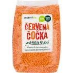 Country Life Čočka červená půlená Bio 1 kg – Sleviste.cz