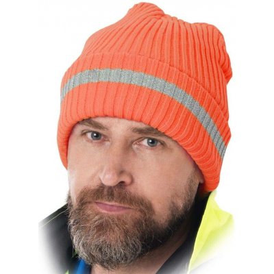KSVL Zimní čepice s LED baterkou SHINE ORANGE oranžová – Hledejceny.cz