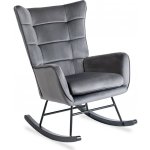 Vivaldi Čalouněné houpací JACKSON šedé – Hledejceny.cz