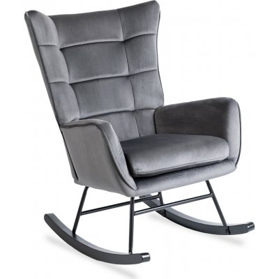 Vivaldi Čalouněné houpací JACKSON šedé – Hledejceny.cz